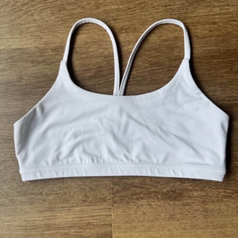 Athleta Transcend Scoop Sports Bra A-C in Bright White